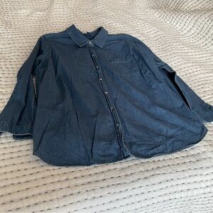 J. Jill Denim button down. XL.